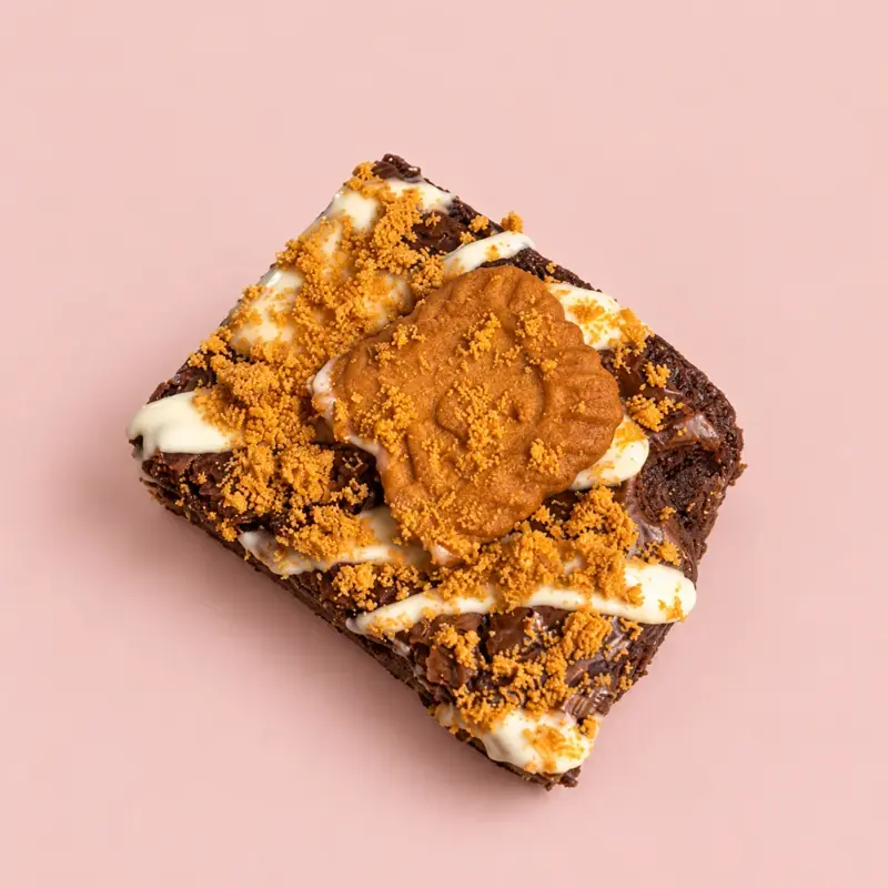Biscoff brownie